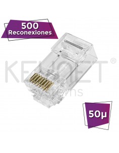 Conector RJ45 Cat 5e Cat 6/6A