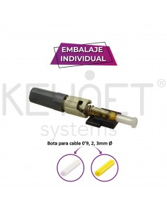 Conector fibra mecanico ST