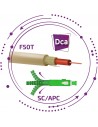 F501-PT Pigtails acometida FTTH 1 fibra SC/APC cable LSZH Dca marfil -interior-