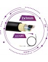 Latiguillos fibra y alimentacion 2x1mm para antenas Wimax, cctv